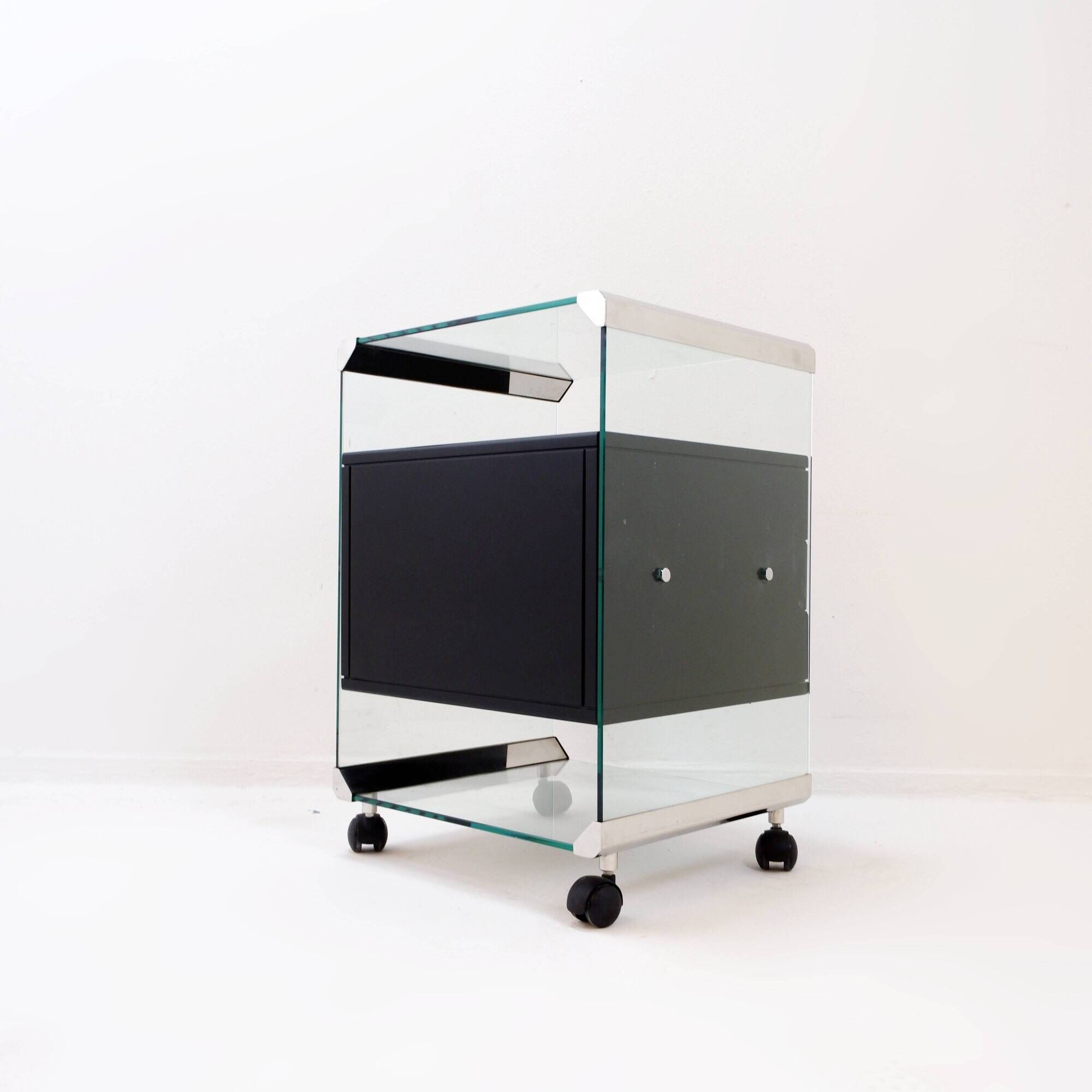“Movie Cassettiera” rolling box by Pierangelo Gallotti for Gallotti & Radice