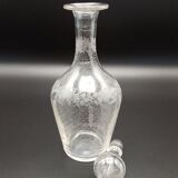 Two liquor decanters