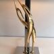 Beautiful sculpture lamp depicting birds