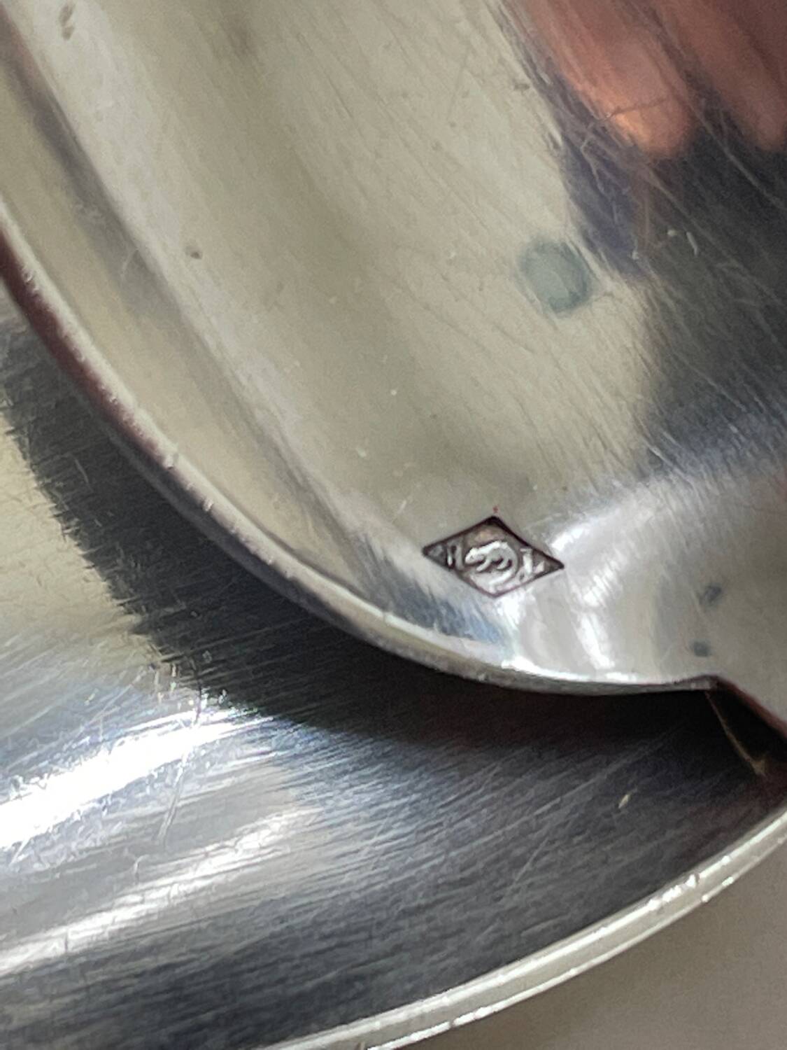 6 Laparra solid silver mocha spoons