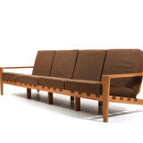 Svante Skogh large Bodo four Seater Sofa in Oak 1957