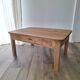 Table basse de ferme en chêne style campagne