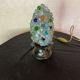 Lampe veilleuse tulipe grappes de raisin verre Murano