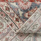 Red & Cream Vintage Persian Rug, 243x328Cm