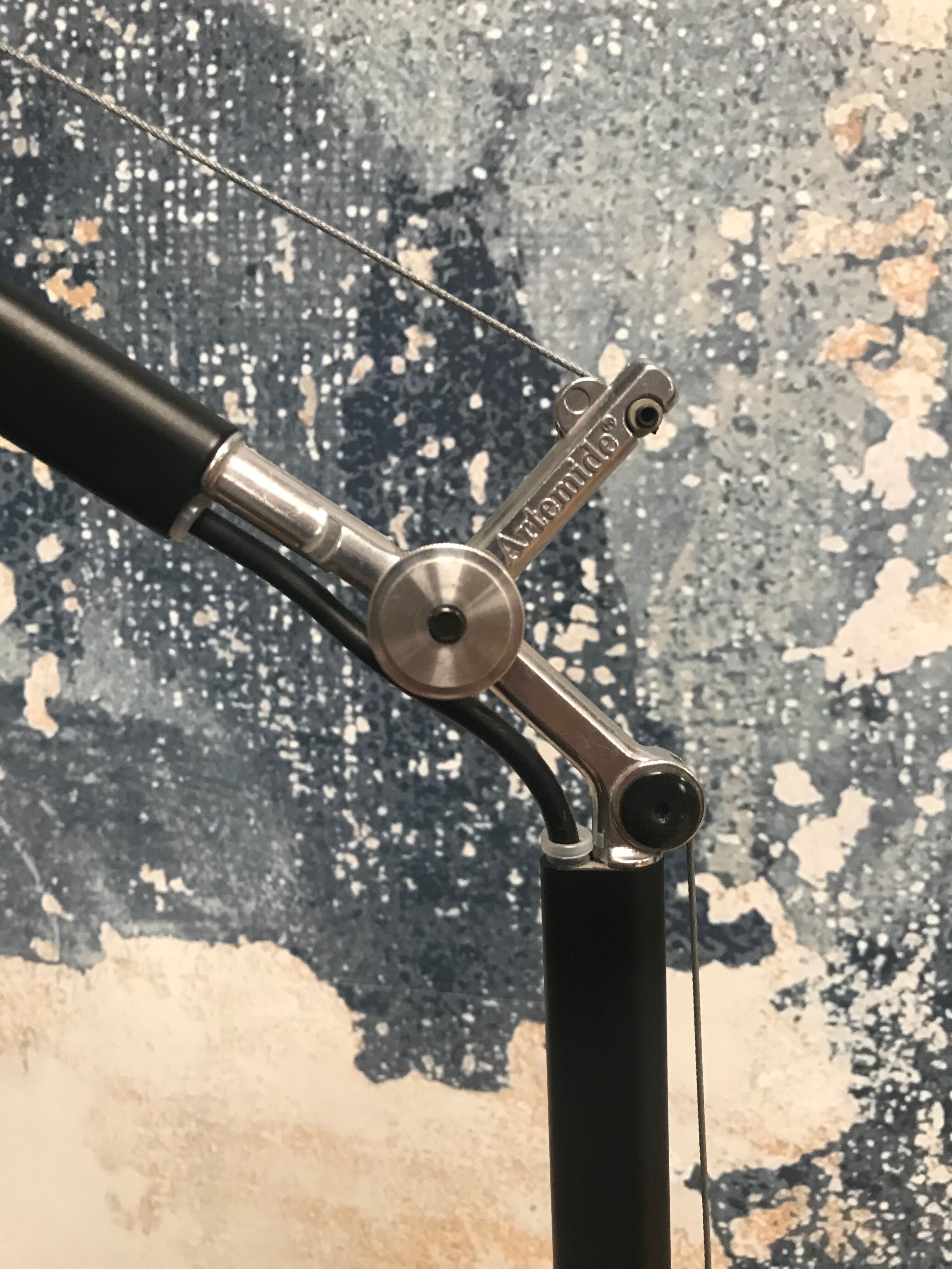 Tolomeo Lettura black floor lamp by Michele de Lucchi for Artemide