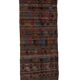 Vintage Turkish hallway rug 98x282 cm