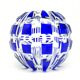 Mid-century modern vase, cobalt glass, Germany, 1950s