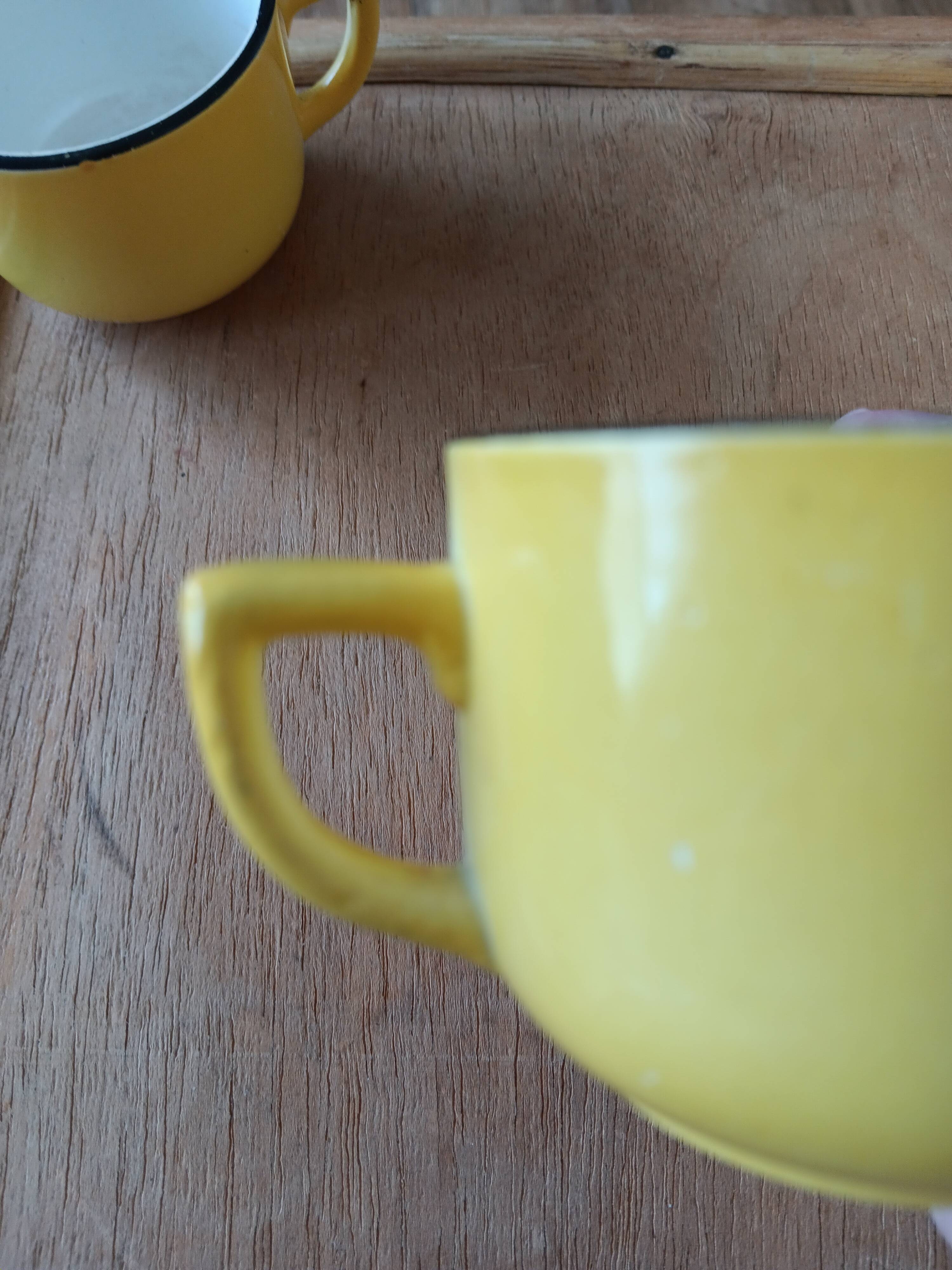 Antique coffee cups Digoin & Sarreguemines