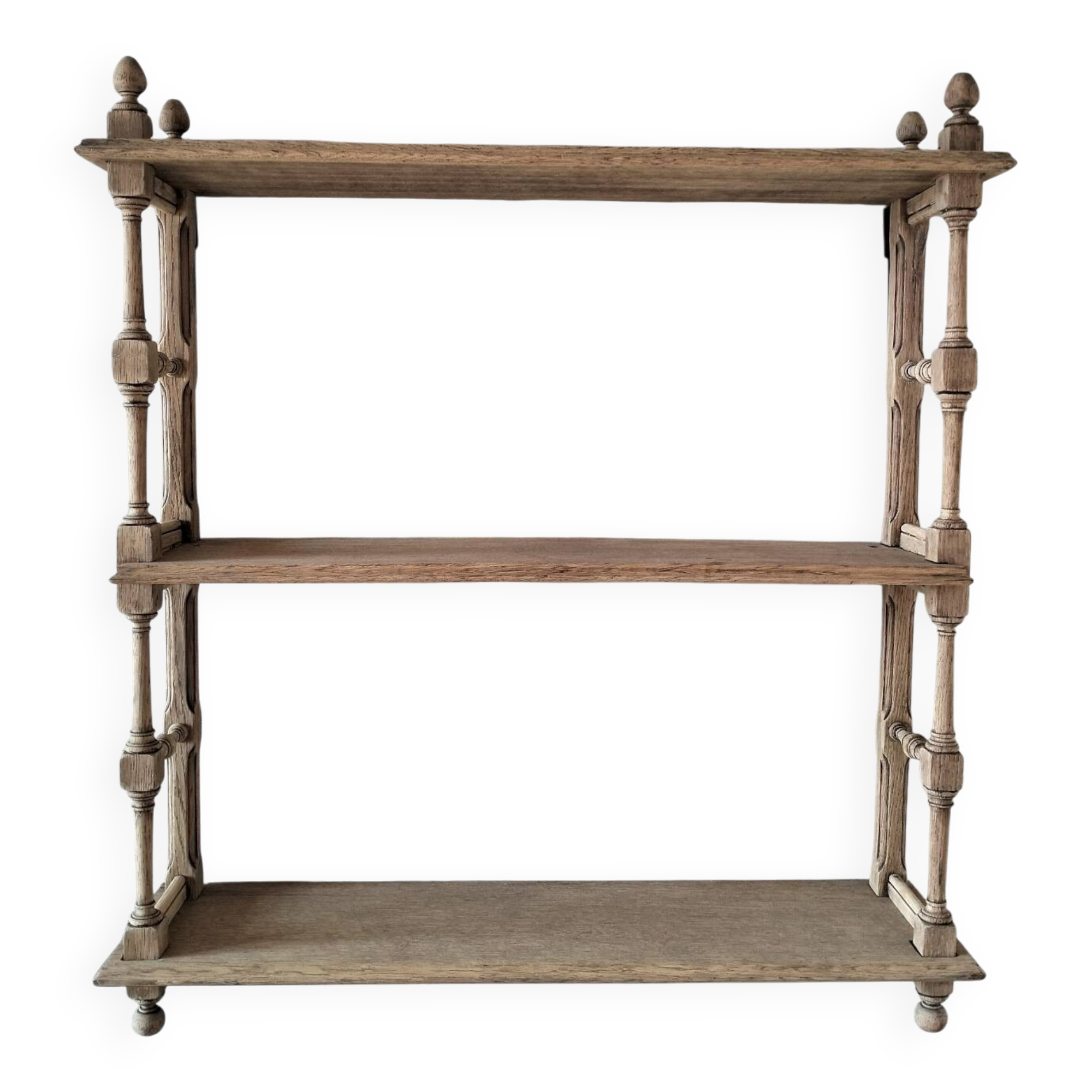 Wooden wall shelf