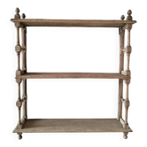 Wooden wall shelf