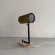 Lampe de bureau minimaliste à tête en laiton et base en marbre, années 1960, Allemagne