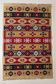Mid-century Boho Wool Rug, 1960s