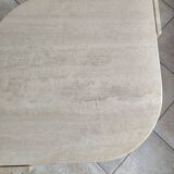 Travertine coffee table