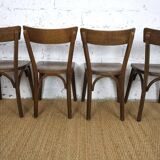 4 vintage bistro chairs