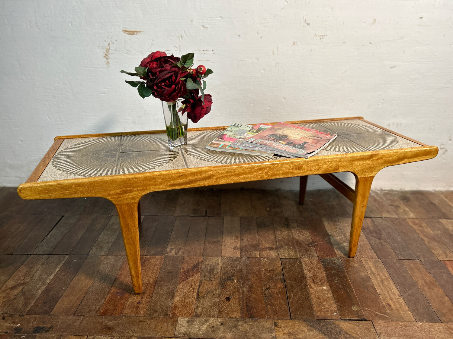 Table Basse en Teck 1960