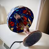 Tiffany-style Art Deco mosaic lamp