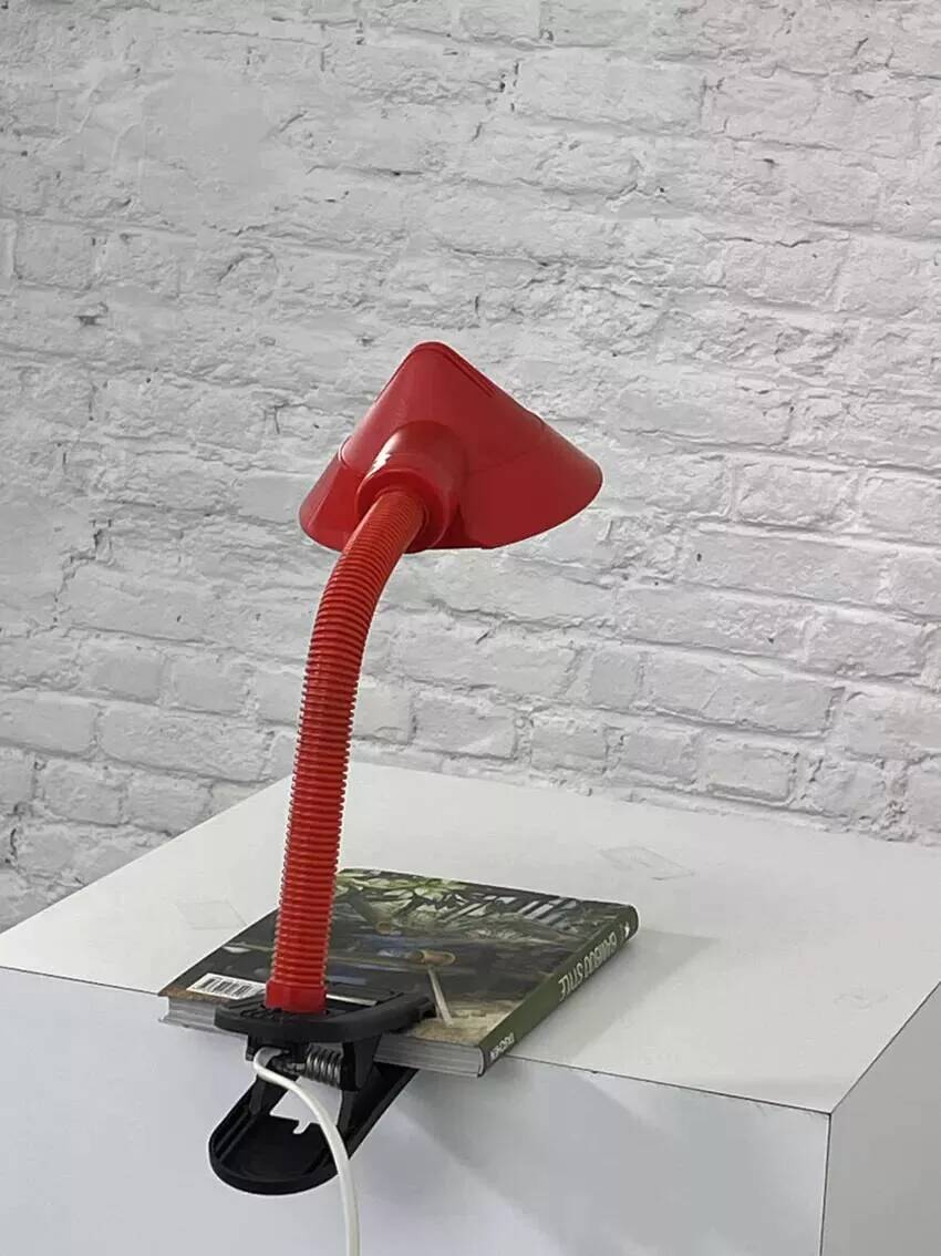 Vintage articulated clamp lamp