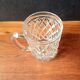 33 cl vintage beer glasses with a nice design in thick glass, old pint.