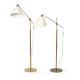 Brass floor lamp model THV376 by Thomas Valentiner