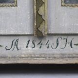 Painted Folk Art Bridal Cupboard