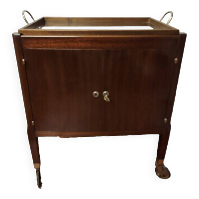 table desserte vintage en acajou