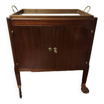 vintage mahogany serving table