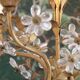 Lustre aux fleurs,  style Florentin XXème