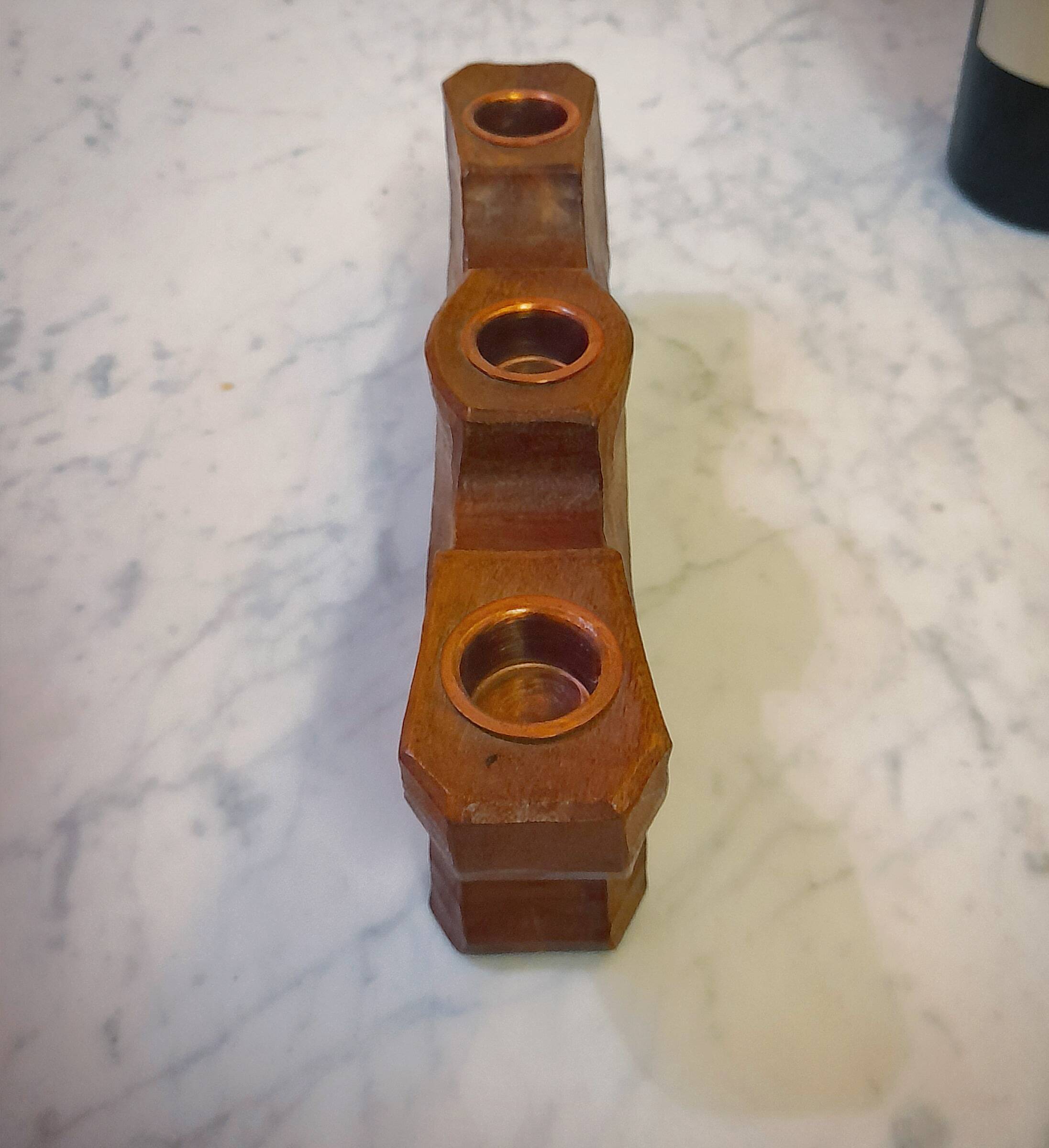 Reversible Anthroposophical Candle Holder in Lemon Tree, Dornach School