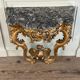 Regency console with a dragon, carved and gilded wood, Paris circa 1720