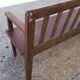 Banc de gare en chêne 2m80