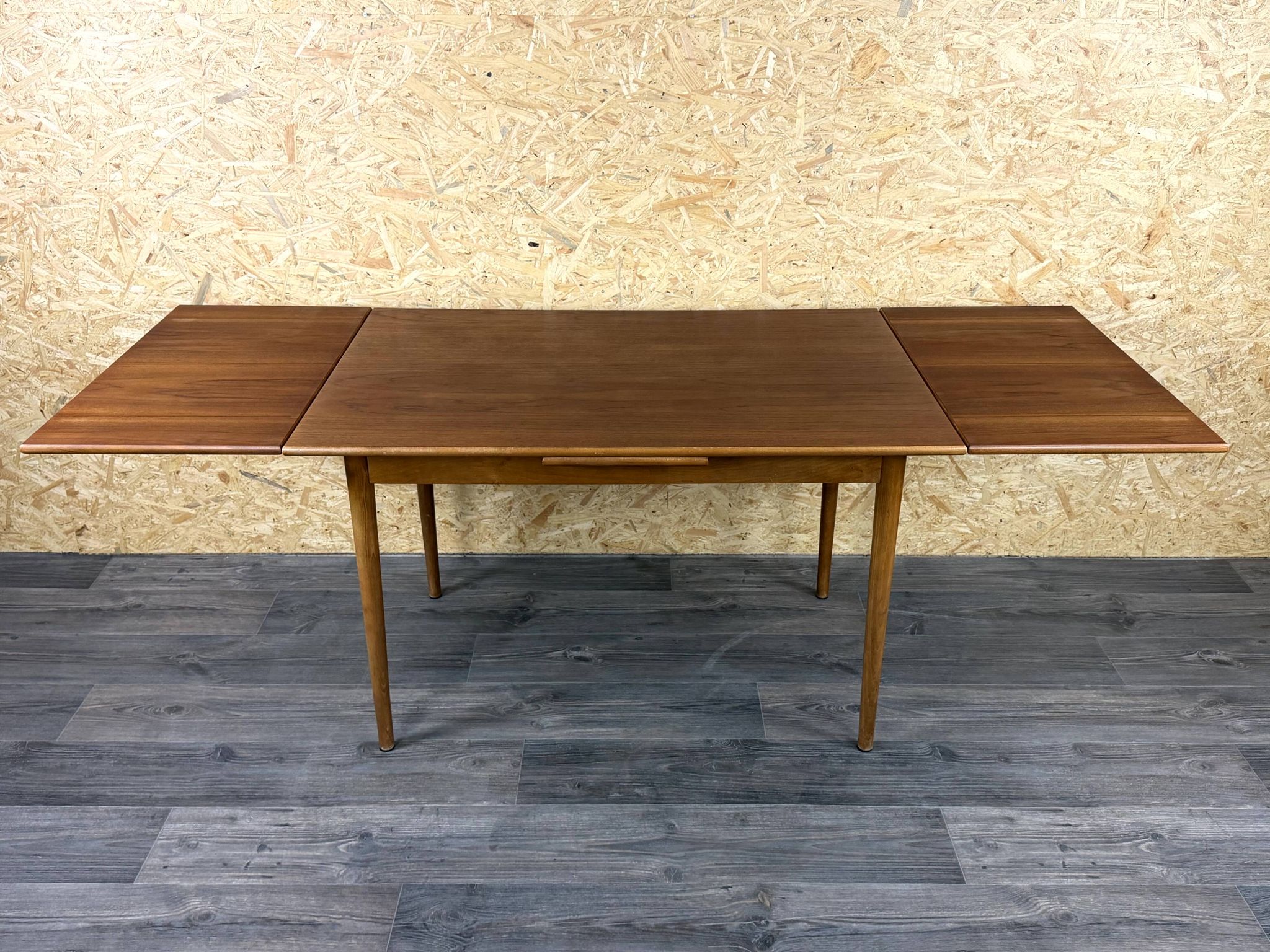 1960s 1970s Teak Dining Table Danish Modern Design Made in Denmark