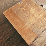 Solid oak French dining table / desk / 1900s