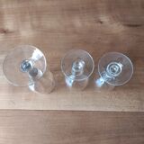 Set of 3 antique glasses
