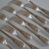 10 Frionnet François silver-plated table forks
