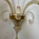 Vintage Murano glass wall light