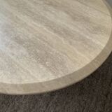Vintage coffee table in travertine 70s