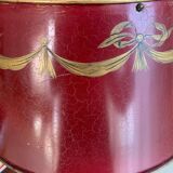 Louis XVI-style solid bronze hot water bottle lamp with three lights