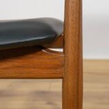 Mid century Teak Dining Chairs Model GM11 by Svend Åge Eriksen for Glostrup, 1950s, Set of 6