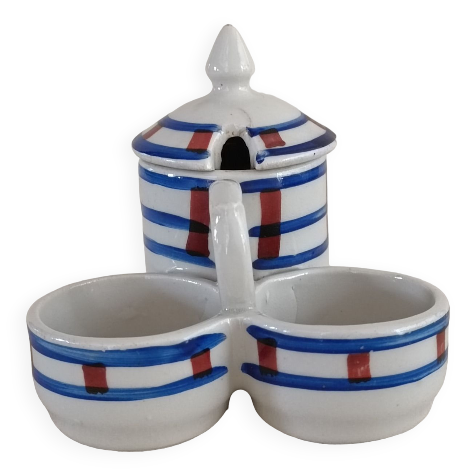 Mustard salt pepper iron earth model Béarn