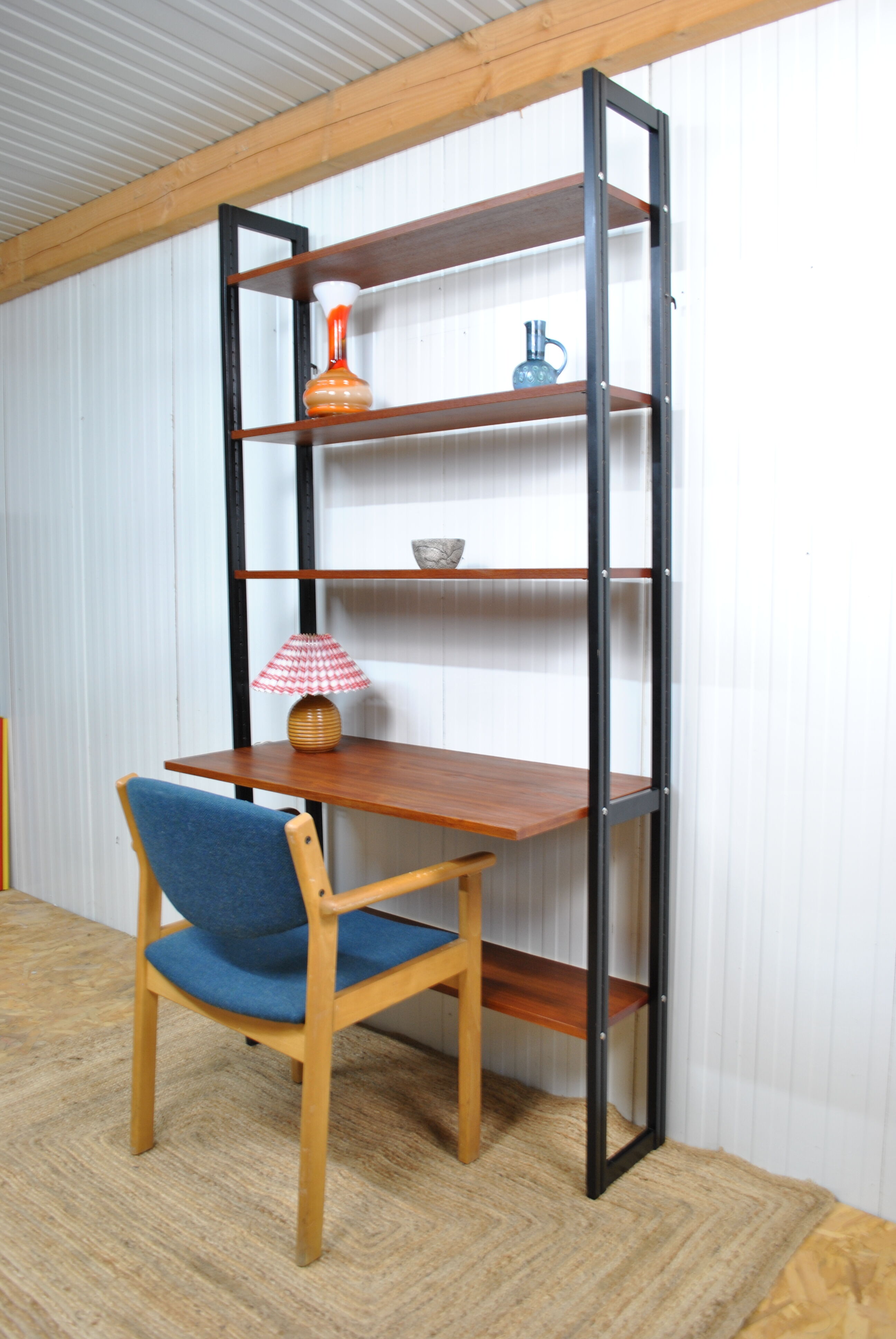 Olli Borg bookcase shelf for Asko 1970