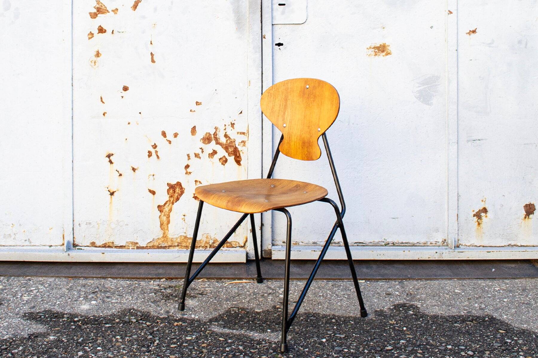 Chairs by Aurelio Villari for Isa Bergamo, 1950s, set of 4