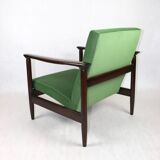 Light Green Velvet GFM-142 Armchair by Edmund Homa, 1970s