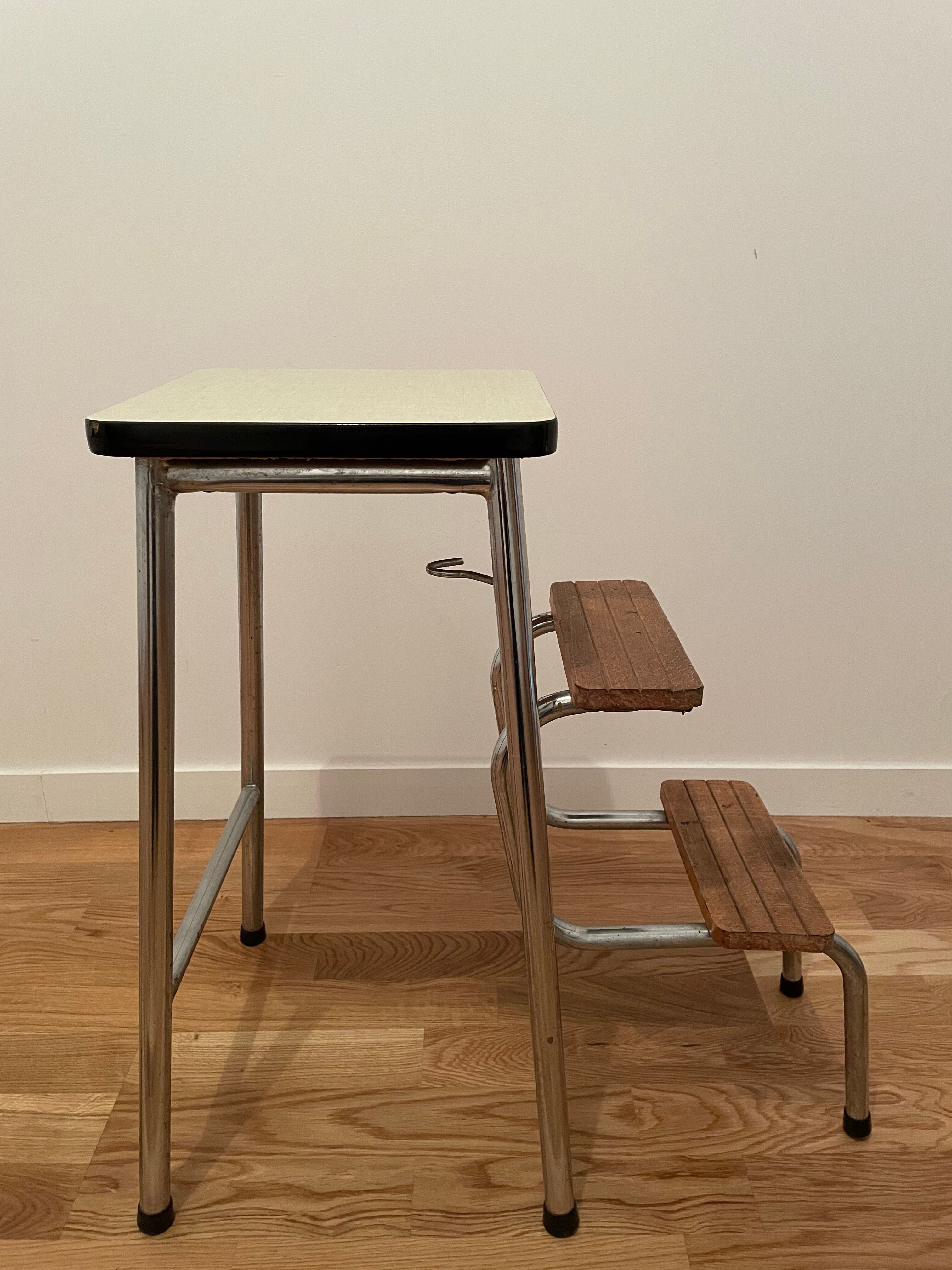 Escabeau formica vintage