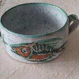 Vallauris pocket tray signed h Pittari