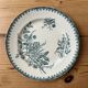 Set of 6 mismatched antique dinner plates