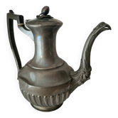 Verseuse ancienne Sheffield étain – style anglais vintage – déco chic