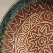 Cup with scarified decoration by Robert Picault, Vallauris