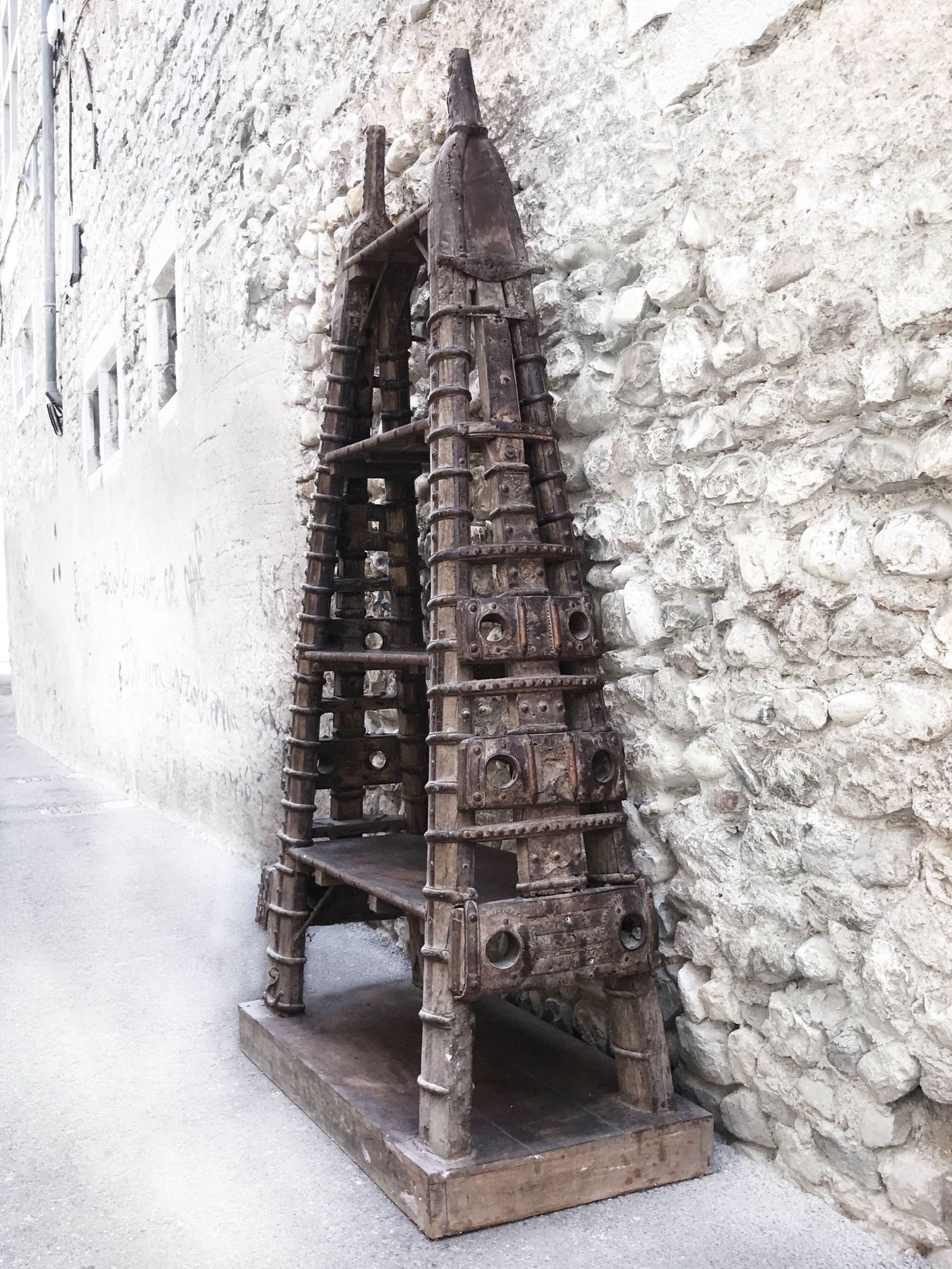 Rajasthani camel yoke shelves. 18th - 19th century.