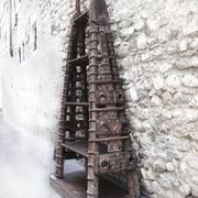Rajasthani camel yoke shelves. 18th - 19th century.