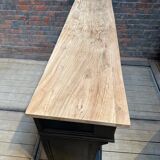 Early 20th century oak bar counter